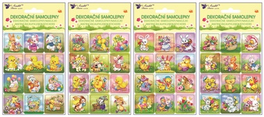 Stickers Easter motifs 9.5 x 13 cm