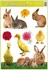 Decorative Window Cling – Duckling with Rabbits