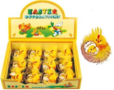 Easter Chicken 6 cm, 12 pcs