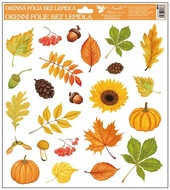 Decorative Window Cling – Leaves and SunFlowers