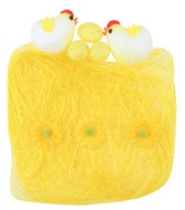Sisal with Decorations 13 x 12 cm Bag, Yellow