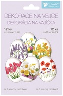 Egg Shrink Wraps 12 pcs, Spring Flowers