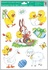 Decorative Window Cling – Bunny and chicks with Easter Eggs and Lamb