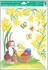 Decorative Window Cling – Bunny with a Basket