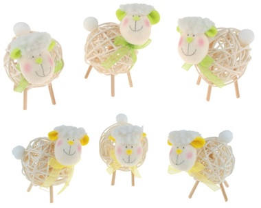 Standing Rattan Sheep 7 cm 