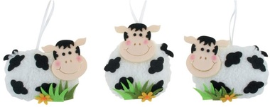 Hanging Plush Cow 7 cm 
