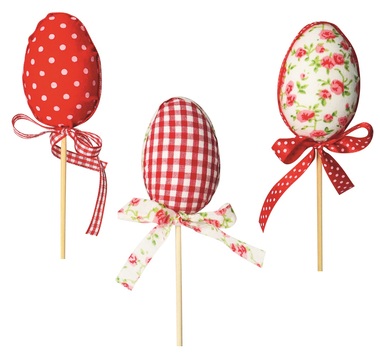 Fabric Egg 5 cm + Stick 