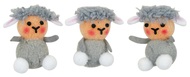Grey Sheeps in Box 6 cm, 3 pcs 