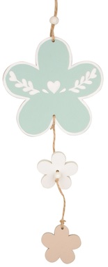 Hanging Wooden Flower 27 cm