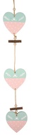 Hanging Wooden Heart 37 cm