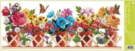 Decorative Window Cling – Flower Pots with Smaller Playpen