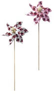 Pinwheel with Ladybirds, 9 cm + Stick
