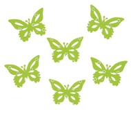 8878 Motýl filcový 5 cm, 6 ks v sáčku-2