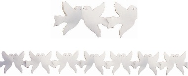 Paper Garland 400x24,5x18,5 cm - Doves