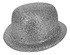 Bowler Hat with Glitter - 2. SILVER