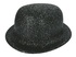 Bowler Hat with Glitter - 5. BLACK