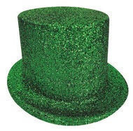 Top Hat with Glitter - 5. GREEN