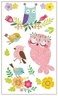  Stickers 10,5x6 cm-Owls