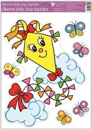 Decorative Window Cling – Yellow Dragon