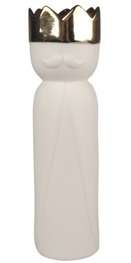 Porcelain candlestick from the Three Kings collection 5.5 x 21 x 5.5 cm