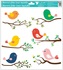 Decorative Window Cling – Birds on a Branch