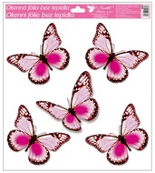 Decorative Window Cling – Light Pink Butterflies