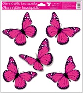 Decorative Window Cling – Pink Butterflies