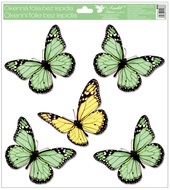 Decorative Window Cling – Green Butterflies
