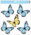 Decorative Window Cling – Blue Butterflies