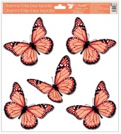Decorative Window Cling – Orange Butterflies
