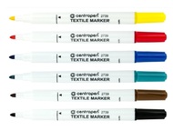991021 Značkovače (fixy) na textil Textile Marker 6 ks, CENTROPEN-2