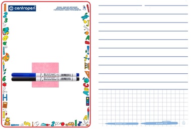 Double-sided Erasable Chart A4 Lines and Squares