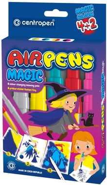 AIR PENS for paper, 4+2 pcs, MAGIC