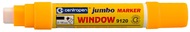 991057 Značkovač ORANŽOVÝ, tekutý křídový JUMBO WINDOW 2-15 mm, CENTROPEN-1