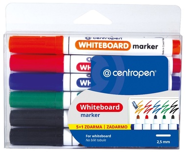 Set of Markers on White Board