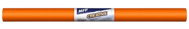 Crepe paper roll 50 x 200 cm, dark orange