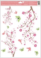 Decorative Window Cling – Greenery Butterflies