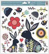 Decorative Window Cling – Blue Bunny
