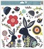 Decorative Window Cling – Blue Bunny
