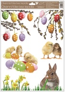 Decorative Window Cling – With Rabbit