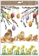 Decorative Window Cling – Chicks in the shell