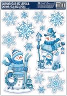 Decorative Window Cling – Three Snowmen