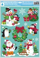 Decorative Window Cling – Penguins and Snowmen