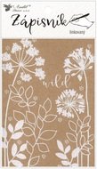 Notebook 10,5 x 15 cm, Stitched, Lined, Flowers
