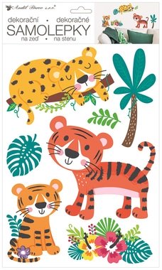 Wall Stickers 24 x 42 cm, Tigers 