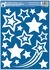 Decorative Window Cling – Stars with Comet