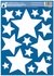 Decorative Window Cling – White Stars