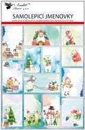 10706 Samolepic&iacute; jmenovky na d&aacute;rky kreslen&eacute; 2 x 13 ks, 20,5 x 31,5 cm-1