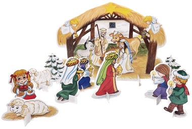 Creative set Nativity 21 x 35.5 cm