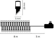 11012 Osvětlení vánoční 8m-80 LED barevná+5m přívodní kabel-3